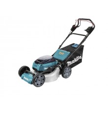 Газонокосилка аккумуляторная MAKITA LXT DLM 462 Z (18.0 В, самоход., шир. 460 мм, выс. 20-100 мм, пластм. корпус, мульчир., траосборн)