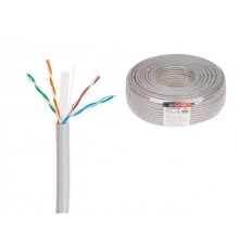 Кабель витая пара U/UTP Cat6E 4х2х23AWG (0.57мм) 100м, медь, внутр. (ПВХ) Юпитер (ЮПИТЕР)