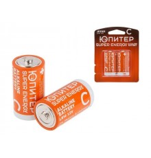 Батарейка C LR14 1,5V alkaline 2шт. ЮПИТЕР