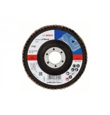 Круг лепестковый 115х22.2 мм K40 плоский STANDARD FOR METAL BOSCH